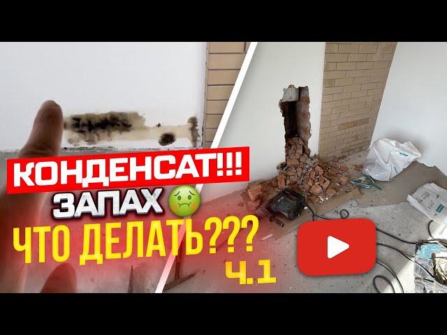 468. Срочный выезд!!! КОНДЕНСАТ В КИРПИЧНОЙ ТРУБЕ. ЗАПАХ!!!Что делать???