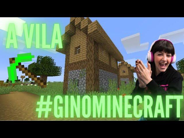 GIOVANNA ALPARONE ENCONTRA UMA VILA DE CASAS NO MINECRAFT!! #GINOMINECRAFT