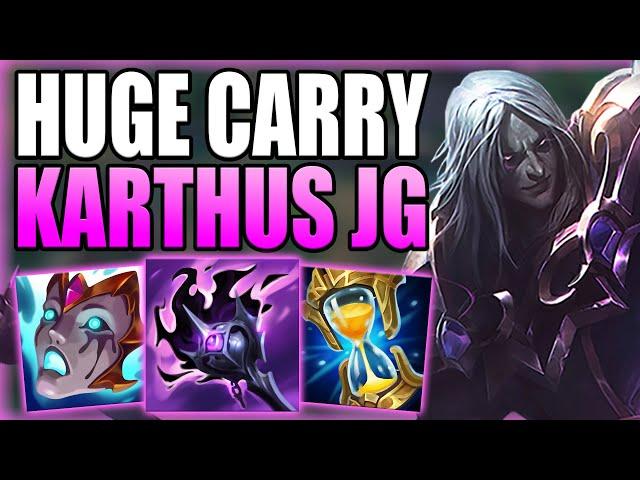 KARTHUS JUNGLE IS A GOD AT CARRYING SOLO Q GAMES BY HIMSELF!  - Gameplay Guide League of Legends