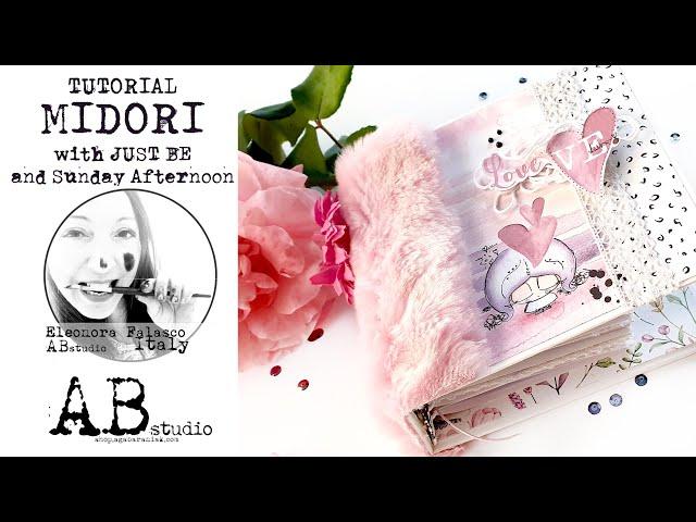 Tutorial Scrapbooking Minialbum Midori by Eleonora Falasco. ABStudio collections