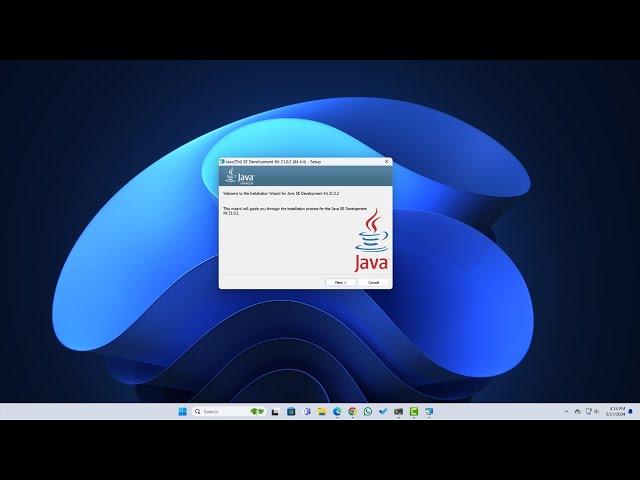 How to Install Java JDK 21 on Windows 11