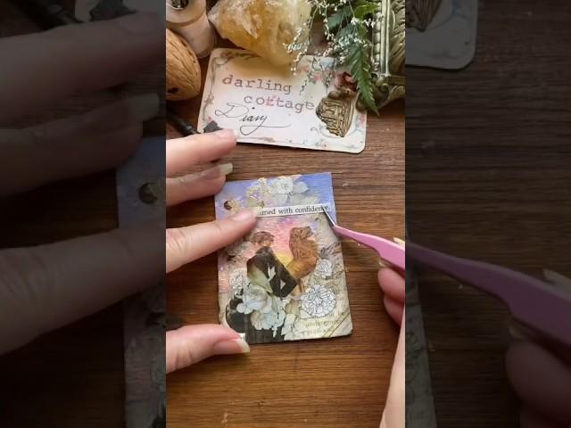 Leo Aesthetic  Mini Art Diary #journaling #shorts #scrapbooking #asmr