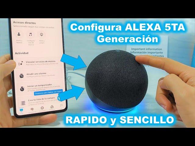 Como CONFIGURAR ALEXA Echo Dot 5 Generacion