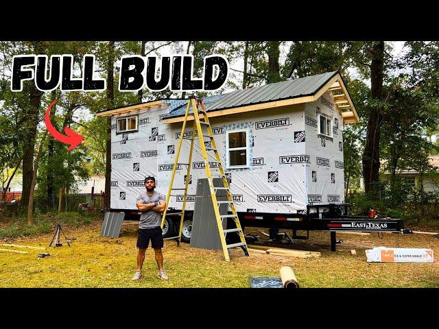 How I Built A DIY Tiny House Full Exterior Build