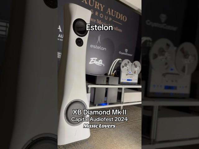 Capital Audiofest 2024: @estelon_speakers XB Diamond Mk II #audiophile #music #musiclovers