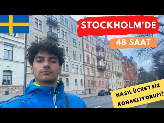 2 GÜNLÜK STOCKHOLM GEZİSİ! Yurtdışında ÜCRETSİZ Konaklama! (VLOG)