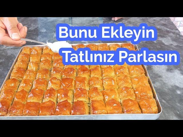 BİR KAŞIK EKLEYİN TATLINIZ PARIL PARIL PARLASIN️