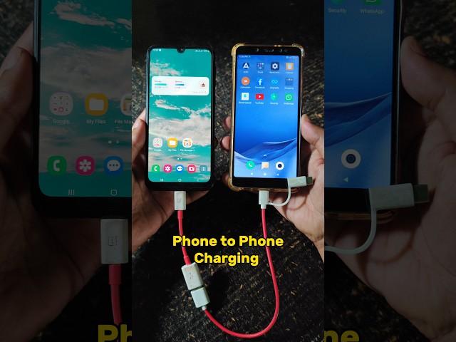 Mobile to Mobile Phone Charging You Should Must Try #shorts