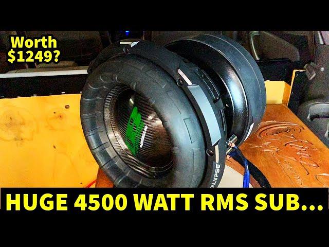 DEAF BONCE'S BIGGEST SUBWOOFER!!! The 4512R Review