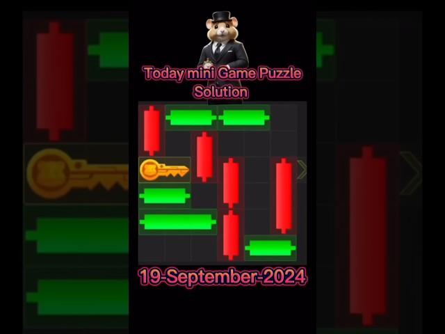 19 September mini game puzzle and daily cipher hamster Kombat. | How to solve mini game puzzle