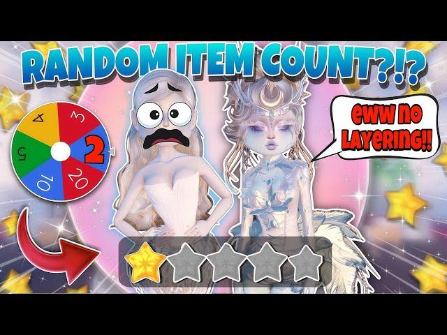 *RANDOM* Item Count In Dress To Impress!! (They HATED It!!!)