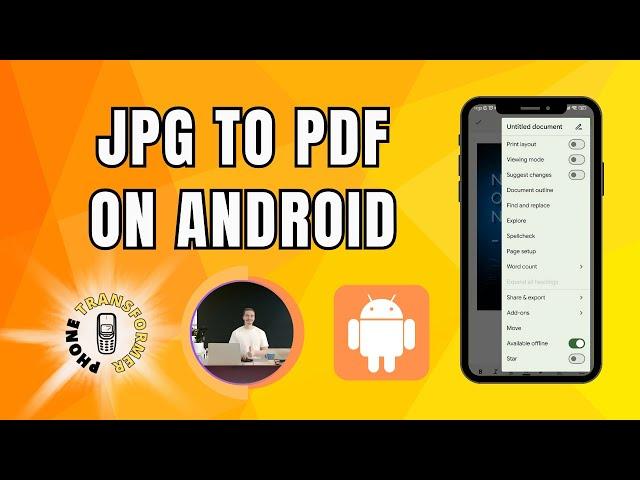 How to Convert Jpg to Pdf on Android