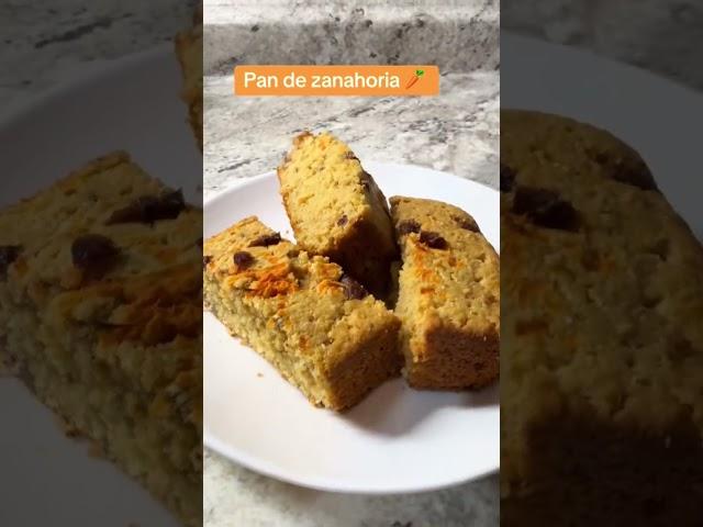 Pan de zanahoria #ideas #receta #pan