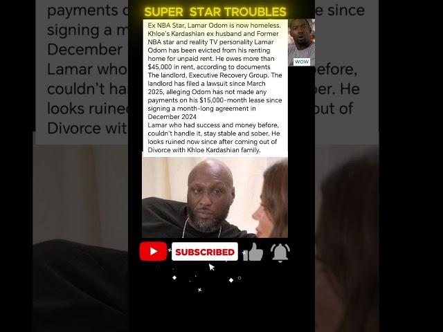 Lamar Odom's Money Troubles EXPOSED! From NBA Millions to Mounting Debts 