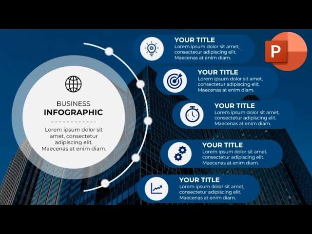 POWERPOINT | EASY INFOGRAPHIC IN LESS THAN 10 MINUTES ! | STEP BY STEP 