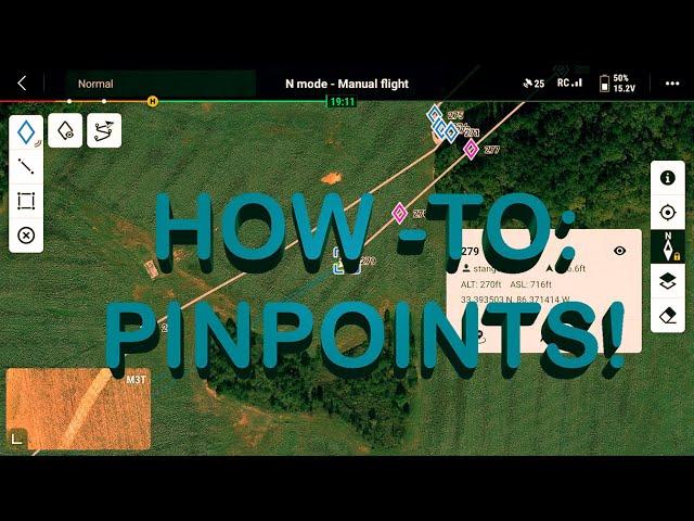 Pinpoint How-To for DJI Pilot 2 - DJI Mavic 3T 3E 3M Drone