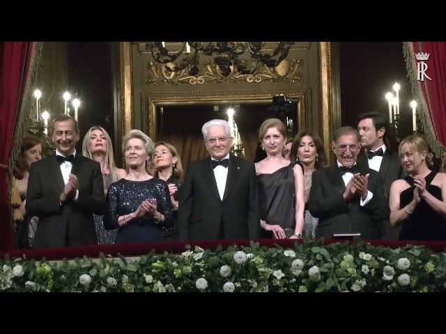 Mattarella alla Prima del Teatro alla Scala