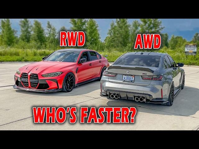 BMW G80 M3 DRAG RACING! *RWD VS AWD*