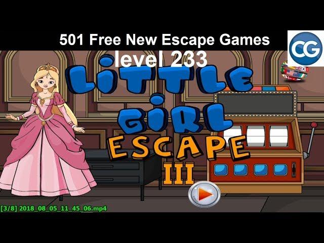 [Walkthrough] 501 Free New Escape Games level 233 - Little girl escape 3 - Complete Game