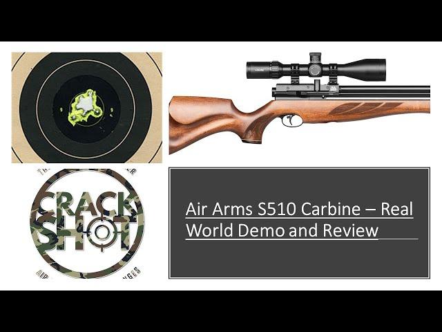 The best Air Arms we have ever reviewed - the S510 .177. Unbelievable accuracy and build quality.