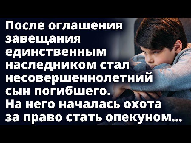 На сына погибшего ставшего единственным наследником началась охота за право стать Истории любви