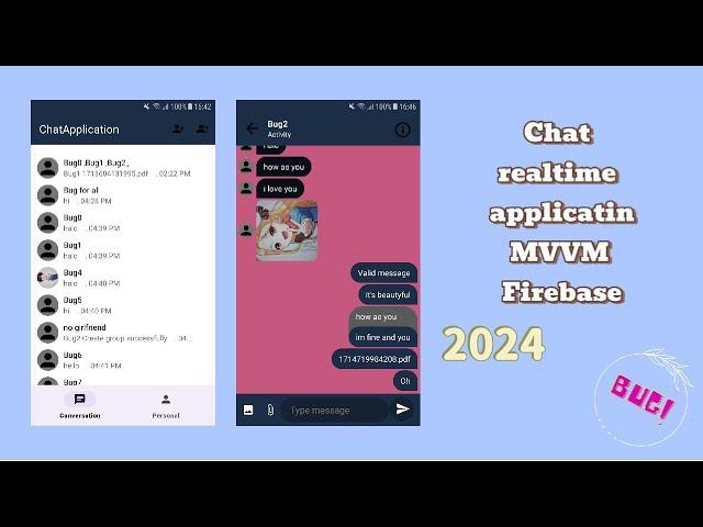 Android Realtime Chat App 2024 | Demo | using MVVM, Firebase