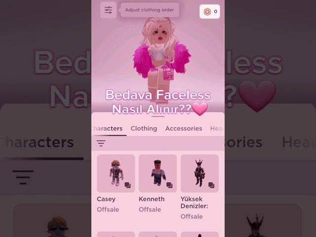 Bedava Faceless Nasıl Alınır? #keşfetteyiz #keşfetbeniöneçıkar #barbie #bedava #keşfet #roblox