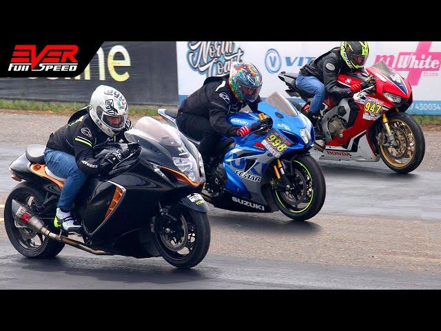 New Suzuki HAYABUSA  Honda CBR1000RR  Suzuki GSX-R1000  DRAG RACING  piques Barranquilla 2022