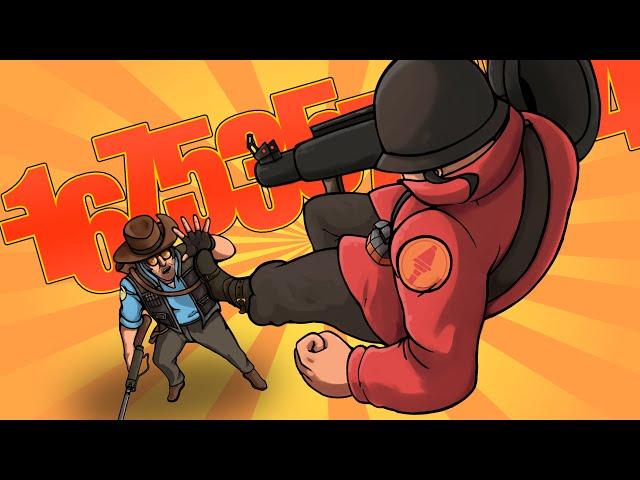 What Is The Highest (& Lowest) Possible Damage Soldier Can Do In TF2?