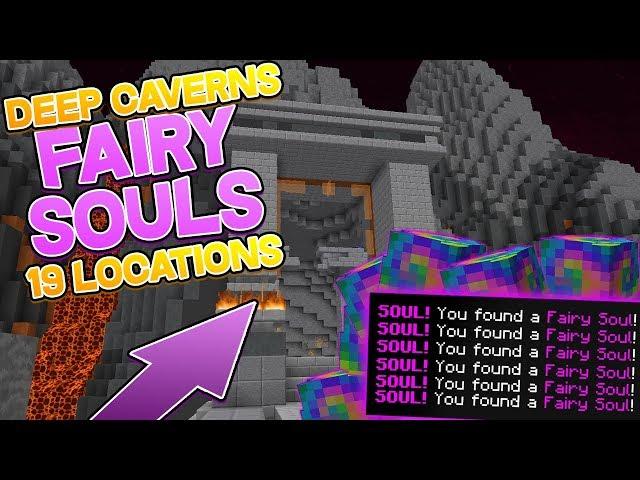 19 FAIRY Soul locations in the DEEP CAVERNS (Hypixel skyblock)