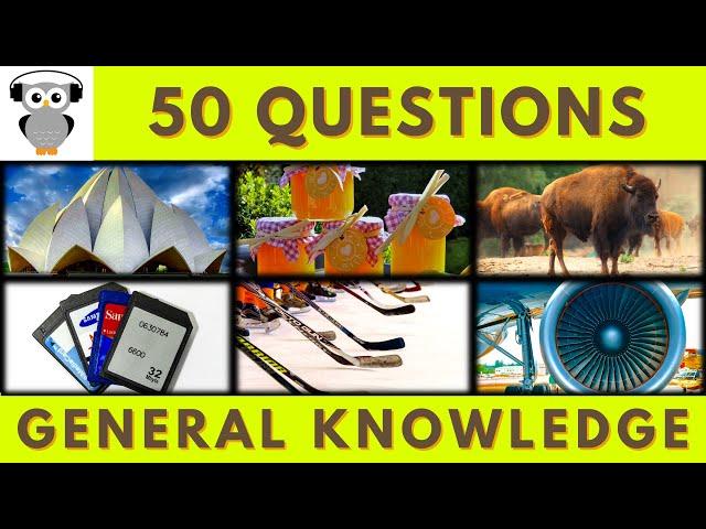 General Knowledge Quiz Trivia #110 | Lotus Temple, Marmalade, SD Card, Boeing Engine, Hockey Game