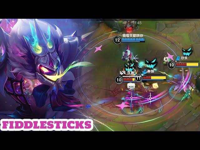 Wild Rift Fiddlesticks - Top 1 Fiddlesticks Gameplay Rank Star Nemesis Fiddlesticks Skin