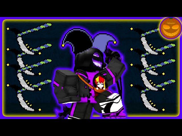 [Event] Halloween Badge / Jevil [How To Get/Showcase] [Undertale fight for love]