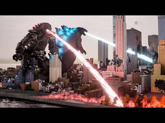 Godzilla & MechaGodzilla in City | Teardown
