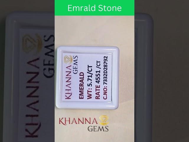 Emrald stone  WT:5.71CT  C.No.7332D28792