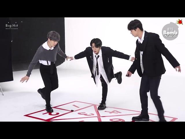 [RUS SUB][Рус.саб][BANGTAN BOMB] Let's play hopscotch  - BTS (방탄소년단)