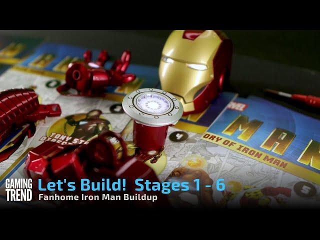 Fanhome Iron Man Mark III Armor Model Buildup - Stages 1 through 6 [Gaming Trend]