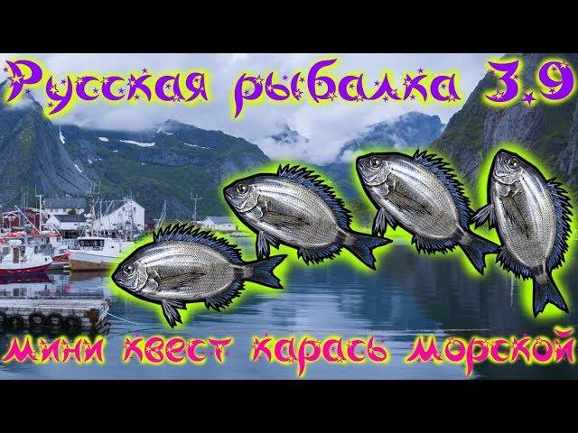 Русская рыбалка 3.9. Норвежский промысел.  Карась морской.