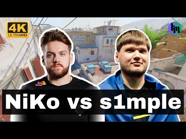 NiKo vs s1mple (Dust2) | FACEIT Ranked | Oct 17, 2024 #cs2 #pov