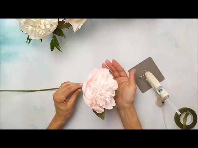 Bomb Peony Paper Flower Tutorial