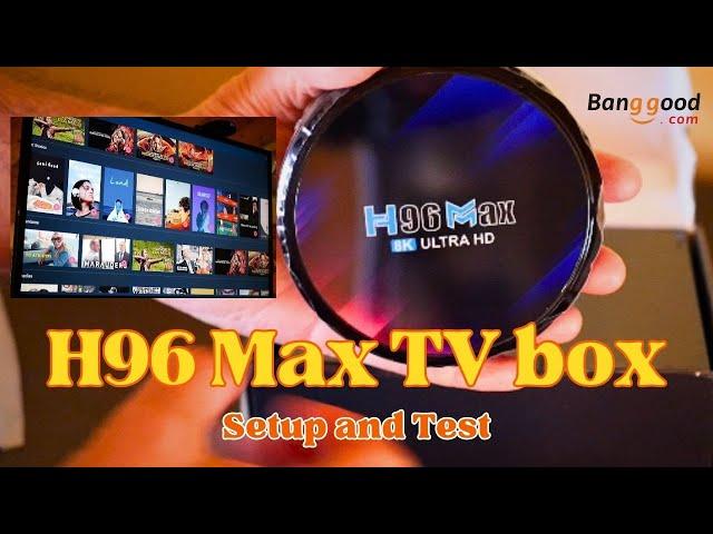 H96 MAX Android 13 TV Box, setup and test | Banggood.com