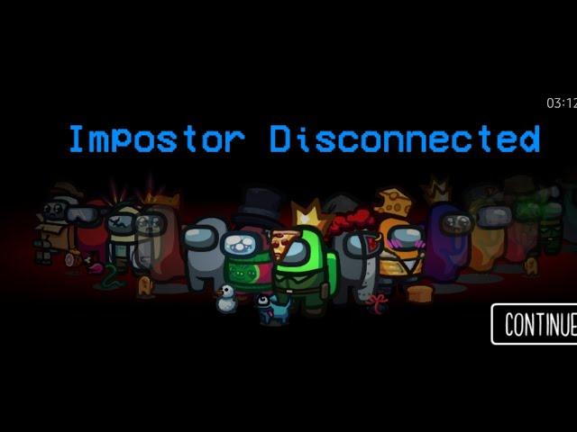 Among Us Impostor Disconnected Error (Rare)