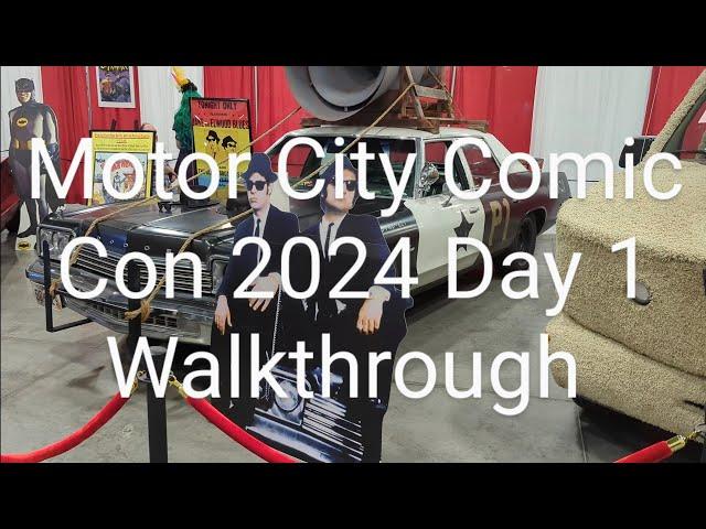 Motor City Comic Con 2024 Friday Day 1 Walkthrough