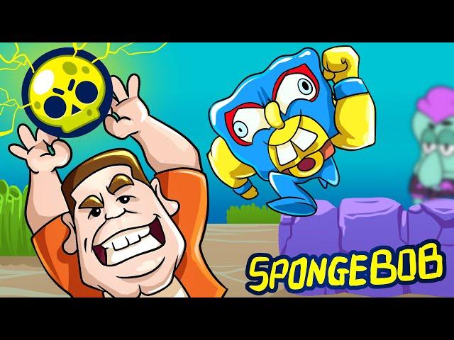 HIS NAME IS ..SPONGEBOB - BRAWL STARS ANIMATION