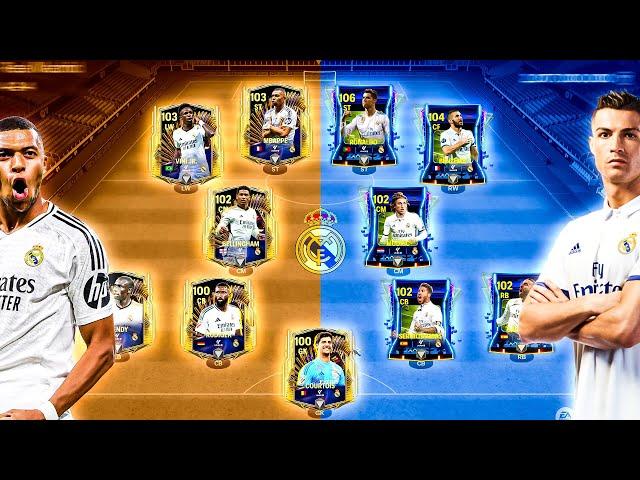 New Real Madrid X Old Real Madrid - Best Special Squad! 2024 Mbappe X 2017 Ronaldo!! FC Mobile