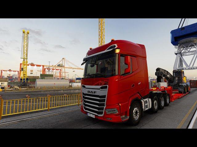 Realistic Driving Daf XG+ 530 2025 and Kässbohrer DLC POV Drive 4K ETS2 1.50+Wheel Cam