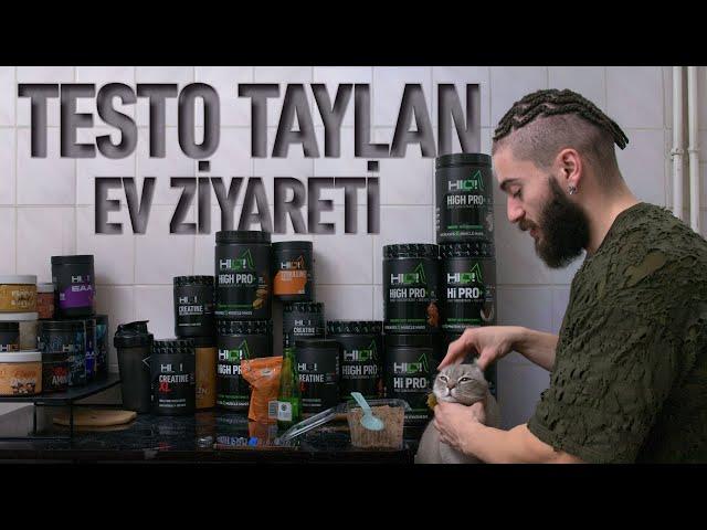 TESTO TAYLAN EV ZİYARETİ I NASIL BESLENİYOR? @testotaylan I HIQ Nutrition