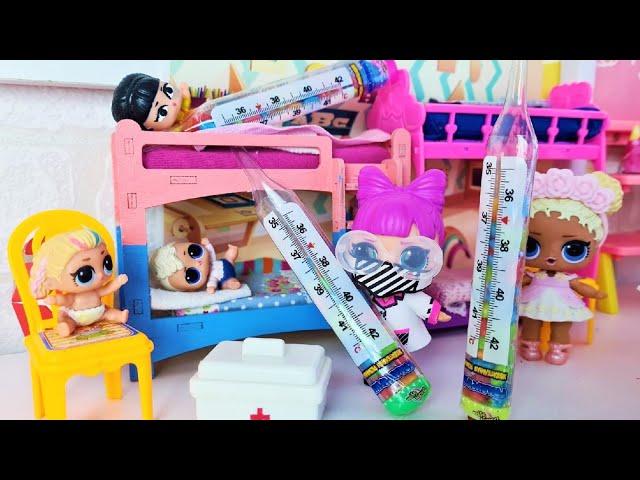 CARTOON LOL dolls dolls! There are VACCINATIONS in kindergarten! collection of OLD funny episodes