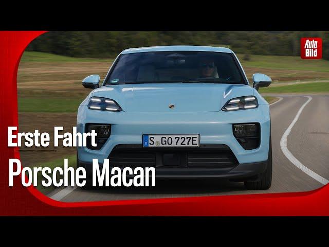 Porsche Macan | New basic Macan with 100 kWh battery | First drive with Holger Preiss