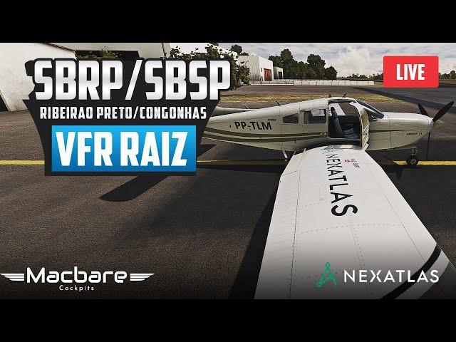 [Flight Simulator 2020] VFR Raíz - SBRP/SBSP - Ribeirao Preto/Congonhas - OnLine IVAO